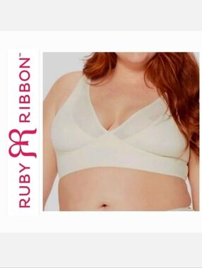 NWT Ruby Ribbon Second Skin Sheer Demiette Creme